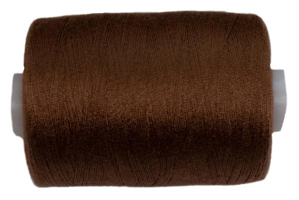 Polyester sewing thread in brown 1000 m 1093,61 yard 40/2